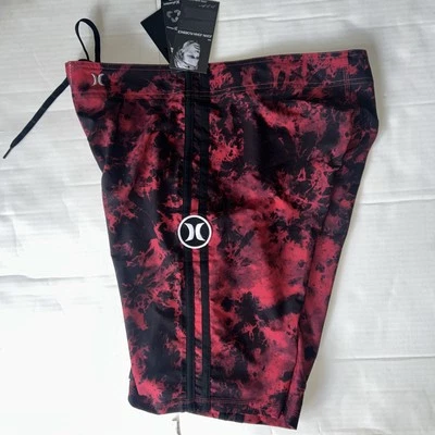 Pantalones cortos de tabla Hurley Phantom John Florence para hombre talla 33 nuevos con etiquetas rojos y negros Foto 1 de 4