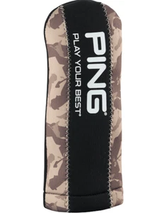 Ping Golf Japan HC-N2302 Camo Headcover Fairway wood Brown New - Picture 1 of 1