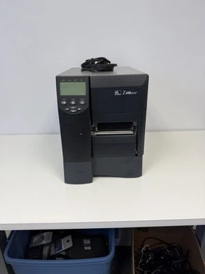 Zebra Z4M Plus Z4M00-2001-0000 Thermal Transfer Label Printer 300dpi LAN Serial - Image 1 of 4