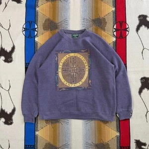 Vintage 90s American Eagle Southwest Santa Fe Aztec Crewneck Sweatshirt XL USA  - Picture 1 of 7