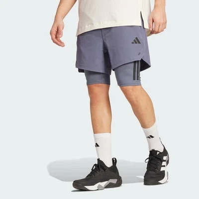 adidas men 2-in-1 PrimeLift Shorts - Image 1 of 4