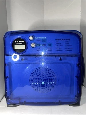 Casa rodante retro R-120DB dormitorio medio 1/2 pinta carrusel afilado azul de colección funcionando, Foto 1 de 4