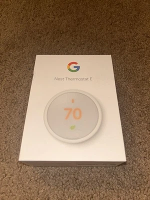 Google Nest Thermostat E T4000ES Programmable White - Image 1 of 4