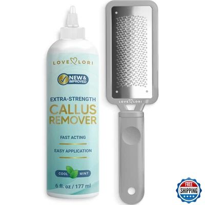 Foot Callus Remover Kit Foot File Callus Gel Scrubber Dead Skin Scraper 6oz - Image 1 of 4