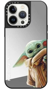 CASETiFY Mirror iPhone 13 Pro Case [Mandalorian Co-Lab / Grogu 6.1” Screen - Picture 1 of 4