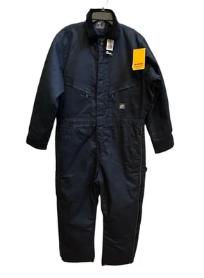 Berne Heritage Twill Insulated Coveralls Men’s Medium Short NWT $125 Navy Blue - Image 1 of 4