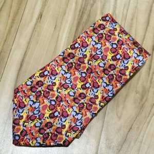 Andre Claude Canova/Georges Duboeuf mehrfarbige Seidenkrawatte Herren Frankreich 57 x 3,75 Zoll - Bild 1 von 9