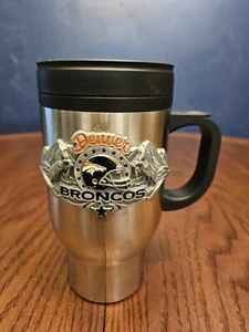 Denver Broncos Great American Products Stainless 18 oz. Mug W/Handle - Picture 1 of 9