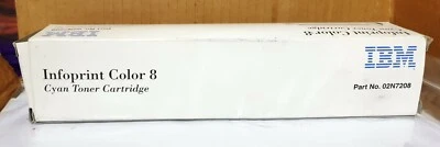 IBM Infoprint Color 8 8e 3k Pages  - Cyan - 02N7208 4308 GENUINE NEW - Image 1 of 4