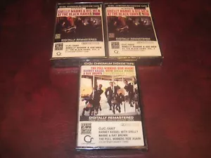 SHELLY MANNE POLL WINNERS BLACK HAWK VOL 4&5 CRO2 CASSETTE REMASTERED RARE 3 SET - Picture 1 of 1