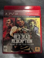 Red Dead Redemption - Game of the Year Edition (Sony PlayStation 3, 2011) PS3
