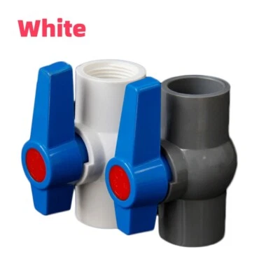 PVC Ball Valve Female Thread Or Solvent Weld,For 20/25/32/40/50/63mm Water Pipe - Image 1 of 4