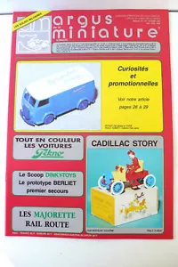 ARGUS DE LA MINIATURE N° 119 MAJORETTE TEKNO DINKY berliet CADILLAC BON ÉTAT - Picture 1 of 1
