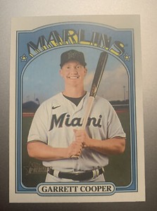 garrett cooper 2021 topps heritage high number #633 miami marlins