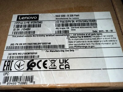 Lenovo ThinkSystem RAID 9350-8i SAS PCI-E 3.0 x8 Card 4Y37A72483 NEW IN BOX✅❤️️ - Image 1 of 2