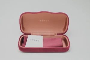 NUEVO ESTUCHE GRANDE DE TERCIOPELO BORGOÑA GUCCI GAFAS GAFAS DE SOL ESTUCHE CON TELA - Imagen 1 de 6