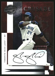 2001 Donruss Class of 2001 Crusade Autographs #C20 Shannon Stewart /200