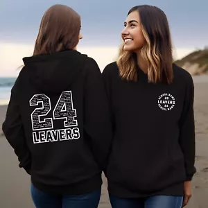 HOODIE (3306) PERSONALISED School Leavers Hoodie – Class of 2025 Student Jumper - Picture 1 of 2