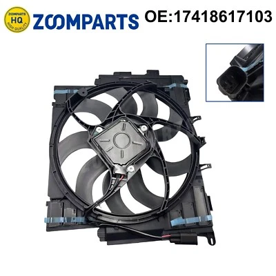 Cooling Fan for BMW 528i/528i xDrive 2012-16 17418642161 17418619143 17418617103 - Image 1 of 4