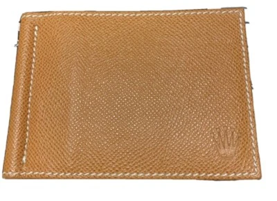 AUTHENTIC rolex Brown LEATHER wallet from japan - Image 1 of 4