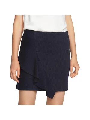 NUEVO CON ETIQUETAS 1.State Mujer Rayas Volantes Línea A Falda Negra Talla Pequeña Foto 1 de 4