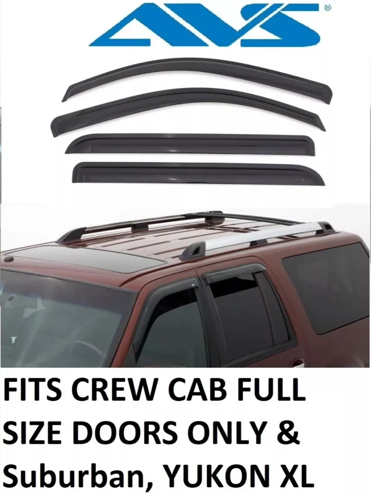 Visera de ventilación AVS 94515 07-14 Avalanche Sierra Silverado Suburban Yukon XL doble cabina Foto 1 de 4