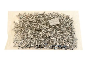 Wheelsmith Alloy Nipples 14G 2.0 12mm Silver SM814S Spoke Nipple Bag of 500 NEW - Picture 1 of 2