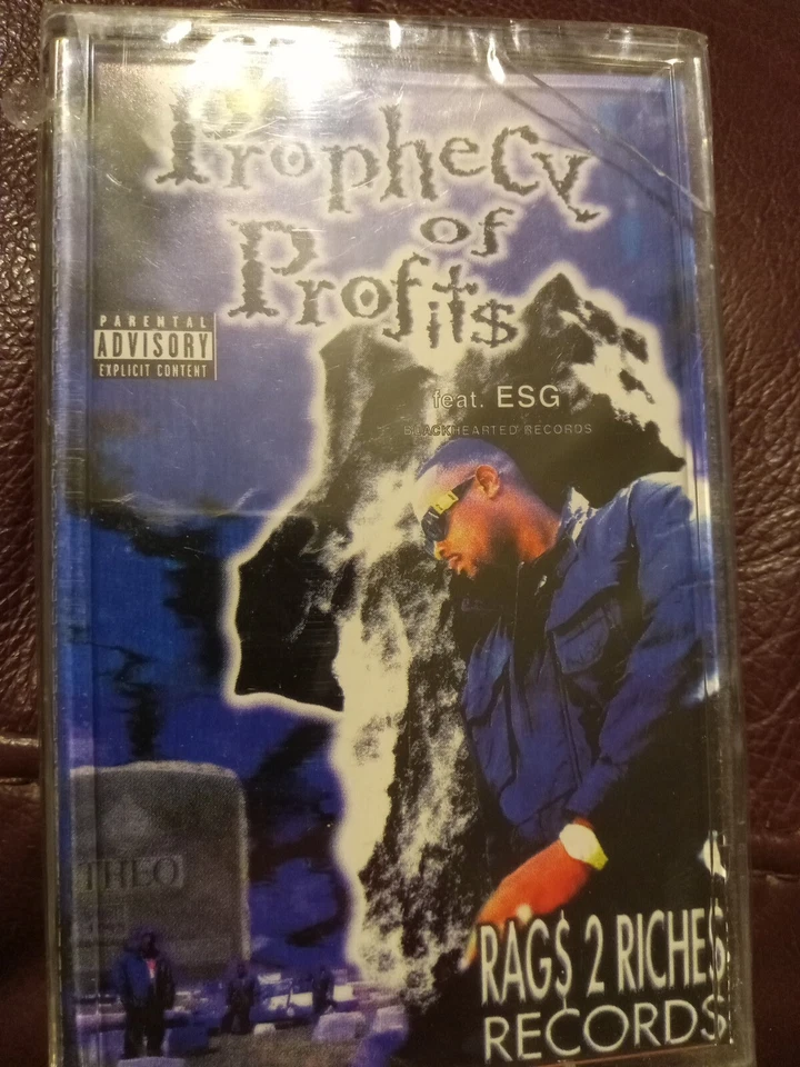 4-TREY Prophecy Of Profits SEALED Gangsta Rap Tape Texas G-Funk E.S.G. Big T  - Image 1 of 4