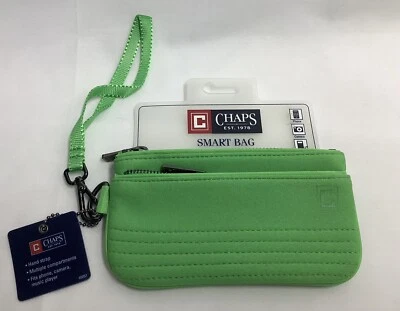 Bolso inteligente Chaps teléfono cámara música verde muñeca nueva con etiquetas MGO230325/TWD Foto 1 de 4