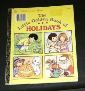 The Little Golden Book of HOLIDAYS by Jean Lewis 1985 Hardcover 7th Ed/Printing - Picture 1 of 9