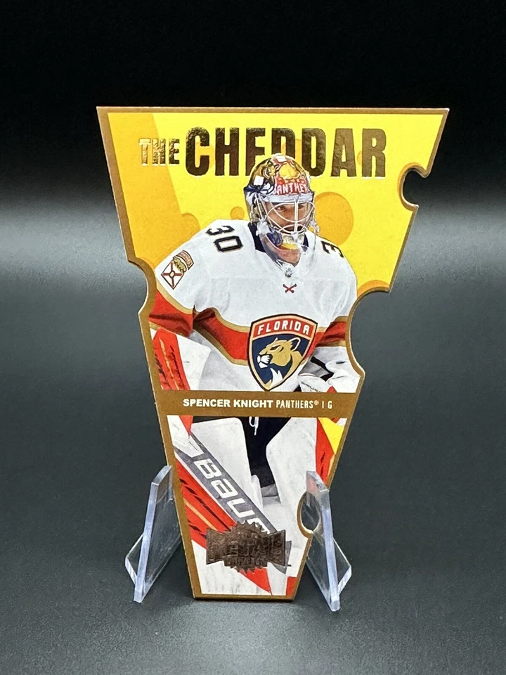 Spencer Knight 2021-22 Skybox Metal Universe The Cheddar TC-26 Florida Panthers - Image 1 of 2