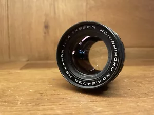 *Rare KONICA F Mount : Near Mint ++* Hexanon 52mm F/1.4 Lens for F FS FP FM /JP - Picture 1 of 10