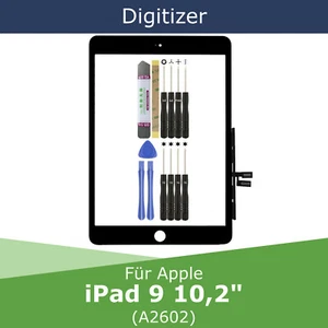 Digitizer für Apple iPad 9 A2602 Schwarz 10,2" Touchscreen Glas Display Scheibe - Bild 1 von 6