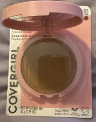 Covergirl Clean Fresh Pressed Powder #200 Rich Healthy Look 0.35 Oz New - Image 1 of 4