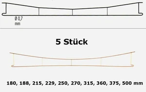 Sommerfeldt H0: Fahrdraht 0,7 mm, 180-375 (450) mm (SO 140-149) - NEU + OVP - Bild 1 von 12