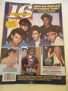 Boy George, Michael Jackson, Van Halen - 16 Magazine 1984 - Foto 1 di 1