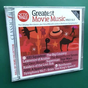 GREATEST MOVIE MUSIC #1-2 Soundtracks 2x CD Star Wars Superman James Bond SEALED - Picture 1 of 5