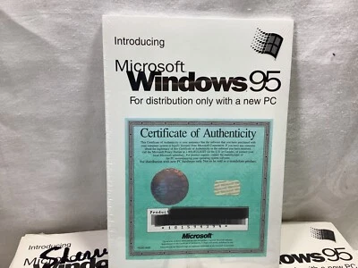 Microsoft Windows 95 distribution only with new PC Certificate of Authenticity - Image 1 of 4