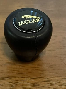 Perilla de cambio de cuero Jaguar NOS - Imagen 1 de 10