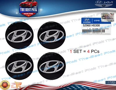 ⭐GENUINO⭐ Juego = Tapacubos de rueda de 4 piezas 16" para Hyundai Accent 2020 OEM 52960H5300 Foto 1 de 4