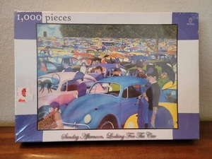 VTG VW Bug Jigsaw Puzzle 1000 Piece Sunday Afternoon, Looking For The Car. New. - Picture 1 of 6