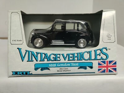 Ertl escala 1/43 diecast 2551 1958 London Taxi negro nuevo  Foto 1 de 4