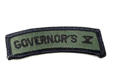 Insignia de parche vintage de 10 X tirador del gobernador de Iowa de la Guardia Nacional del Ejército de los Estados Unidos #B4 Foto 1 de 4