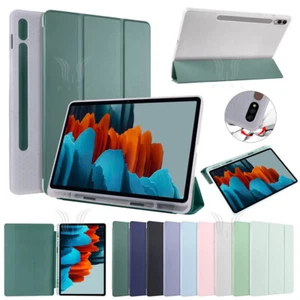 PU-Leder Hülle mit Stifthalter Für Samsung Galaxy Tab S9 S9+ S8 S7 FE A9+ A9 A8 - Bild 1 von 22