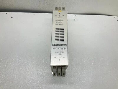Filtro de línea eléctrica Schaffner FS5148-50-34 480 VAC 50 AMP FS51485034 Foto 1 de 4