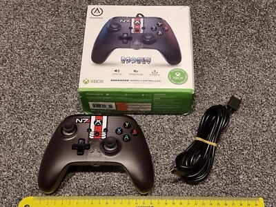 MICROSOFT XBOX ONE USB ENHANCED WIRED CONTROLLER PC GAME CONTROL PAD Mass Effect - Image 1 of 4