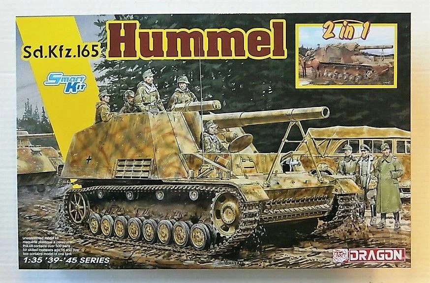 DRAGON  '39 -'45 SERIES 1:35  SMART KIT CARRO ARMATO SD.KFZ.165 HUMMEL ART 6935 - Immagine 1 di 1