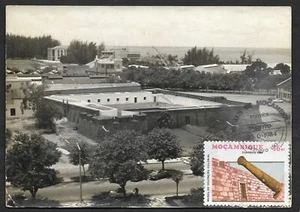 Mozambique Colonial Occupation Museum Fortress 1984 maxicard real photo postcard - Picture 1 of 2