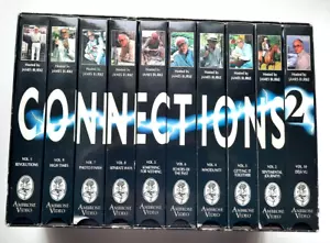 James Burke CONNECTIONS 2 10 VHS Box Set RARE Science & Technology Documentary - Picture 1 of 3
