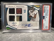 2021 Absolute Materials Auto-Quad Travis Etienne Jr.  PSA 9 MT #11/75